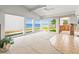 Sunroom being renovated with ocean view at 5409 Pali Way, St Pete Beach, FL 33706