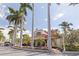 Charming clubhouse nestled amidst lush landscaping and towering palm trees, creating an inviting and picturesque setting at 6105 Bahia Del Mar Cir # 683, St Petersburg, FL 33715