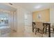 The dining area has a table, chairs, and natural lighting, perfect for enjoying meals and entertaining guests at 6105 Bahia Del Mar Cir # 683, St Petersburg, FL 33715