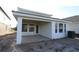 Rear patio featuring a covered space with multiple windows providing lots of natural light at 648 Allora Ave, Nokomis, FL 34275