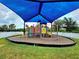 Community playground with vibrant play structure, providing a fun and safe environment for children at 6937 Gideon Cir, Zephyrhills, FL 33541