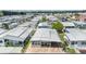 Aerial view of the property showing its location in a lovely neighborhood at 7053 El Conquistador St, Zephyrhills, FL 33541