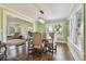 Charming dining room featuring hardwood floors, chandelier, and access to office and living room at 834 26Th N Ave, St Petersburg, FL 33704