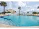 Beautiful community pool for residents to relax and enjoy under the sun at 845 S Gulfview Blvd # 110, Clearwater Beach, FL 33767