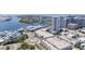 See this beautiful aerial view of the city, parking, and water at 1208 E Kennedy Blvd # 831, Tampa, FL 33602