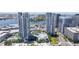 View the exterior of these high rise condos with a pool and nearby ocean views at 1208 E Kennedy Blvd # 831, Tampa, FL 33602