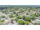Aerial view of a residential neighborhood with tree coverage, single-Gathering homes and proximity to nearby amenities at 1225 15Th St, Palm Harbor, FL 34683