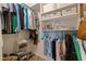 Organized closet with shelving and hanging storage at 12321 Sun Vista W Ct # 52, Treasure Island, FL 33706
