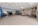 Spacious garage with epoxy floor and lots of storage at 12321 Sun Vista W Ct # 52, Treasure Island, FL 33706