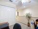 Second floor home office with natural light, neutral colors and storage at 1628 Lullwater Ln, Lutz, FL 33549