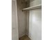 A closet with metal shelving inside a home at 2650 Countryside Blvd # C106, Clearwater, FL 33761