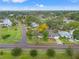 Aerial view of the house in its neighborhood, highlighting street access and surroundings at 4600 Chancellor Ne St, St Petersburg, FL 33703