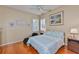 Comfortable bedroom with beach-themed decor and ample natural light at 4942 Willow Ridge Ter, Valrico, FL 33596
