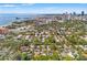 Panoramic aerial view of a cityscape featuring waterfront views and lush green foliage at 516 14Th Ne Ave, St Petersburg, FL 33701