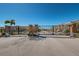 A secure gated entrance ensuring privacy and security for residents in this desirable neighborhood at 5225 5Th N Way, St Petersburg, FL 33703