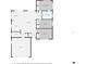 Detailed floor plan showcasing the layout with the Primary bedroom, living room, kitchen and other rooms at 911 S Florida Ave, Tarpon Springs, FL 34689