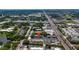 Apartment complex aerial view showcasing access to major roadways and nearby amenities at 1100 East Bay Dr # 42, Largo, FL 33770
