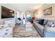 Spacious living room offering a seamless flow to the dining area, ideal for modern living at 1100 East Bay Dr # 42, Largo, FL 33770