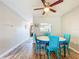 Open concept living space with dining area seamlessly connected, perfect for entertaining guests at 1100 East Bay Dr # 42, Largo, FL 33770