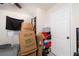 Bedroom with boxes and an air conditioner unit at 1142 7Th Nw St, Largo, FL 33770