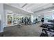 Modern gym with fitness equipment, mirrored walls, and ample space for a great workout session at 1325 Snell Isle Ne Blvd # 810, St Petersburg, FL 33704