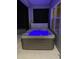 Outdoor hot tub with blue lighting at 1600 Still River Dr, Venice, FL 34293