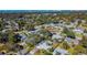 Aerial view of a charming neighborhood with mature trees and easy access to the bay at 2285 Victory Ave, Largo, FL 33770