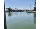 Beautiful waterfront view of a calm canal at 319 Boca Ciega Dr, Madeira Beach, FL 33708