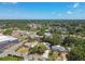 Expansive aerial view of a residential neighborhood featuring lush greenery and a mix of single-Gathering homes under a bright blue sky at 5010 8Th N Ave, St Petersburg, FL 33710