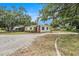 Quaint single-story home with brick accents, surrounded by mature trees and a spacious front yard at 5250 12Th N St, St Petersburg, FL 33703