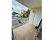 View from the balcony looking at the parking lot and complex at 6931 Stones Throw N Cir # 5210, St Petersburg, FL 33710