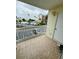 View from the balcony looking at the parking lot and complex at 6931 Stones Throw N Cir # 5210, St Petersburg, FL 33710