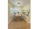 Dining Area with a rectangle wooden table set and four upholstered chairs at 6931 Stones Throw N Cir # 5210, St Petersburg, FL 33710