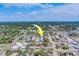 Aerial view of the multi-Gathering property in a neighborhood, showcasing its location near amenities at 1221 Drew St # E12, Clearwater, FL 33755