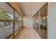 Spacious sunroom featuring tiled floors and access to the outdoors at 1221 Drew St # E12, Clearwater, FL 33755