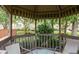 Interior view of the community gazebo with seating, shade, and serene garden views at 1241 S Martin Luther King Jr Ave # 302, Clearwater, FL 33756