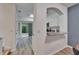 Open-concept kitchen with granite counters and stainless steel appliances offers easy access to the living spaces at 15855 Fishhawk View Dr, Lithia, FL 33547