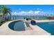 Featuring the spa with views of the dock and bay at 191 1St W St, St Petersburg, FL 33715