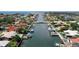Gorgeous waterfront property with private docks, lush landscaping, and stunning views at 2017 Iowa Ne Ave, St Petersburg, FL 33703