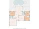 Floor plan displaying layout of the home featuring primary bedroom, additional bedrooms, kitchen and living spaces at 2017 Iowa Ne Ave, St Petersburg, FL 33703