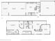Floor plan of the combined first and second floors featuring the layout of the home at 308 S New Jersey Ave # A, Tampa, FL 33609