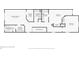 Floor plan of the second floor featuring bedrooms, closets, bathrooms, and a laundry room at 308 S New Jersey Ave # A, Tampa, FL 33609