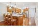 Spacious kitchen boasts a breakfast bar, stainless appliances, and wood cabinetry at 308 S New Jersey Ave # A, Tampa, FL 33609