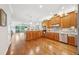 Spacious kitchen with stainless steel appliances, ample counter space, and hardwood flooring at 308 S New Jersey Ave # A, Tampa, FL 33609
