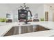 Close up of island sink, faucet and living area beyond at 3205 Pleasant Lake Dr, Tampa, FL 33618