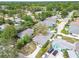 A charming neighborhood with tree-lined streets and diverse home styles, offering a peaceful residential setting at 361 Colonial Ct, Dunedin, FL 34698