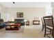 Inviting living room featuring comfortable seating, stylish decor, and an open layout at 521 Bent Oak Ct, Spring Hill, FL 34609