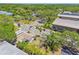 This aerial view captures the property's desirable location near parks, schools, and local amenities at 556 Virginia St, Dunedin, FL 34698