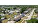 Aerial shot of a quiet neighborhood at 6110 16Th St, Zephyrhills, FL 33542