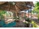 Charming gazebo in a private backyard setting, with views of the home and greenery at 7401 11Th N Ave, St Petersburg, FL 33710